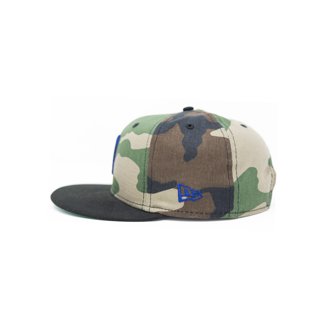 Blue '7' Camo Snapback