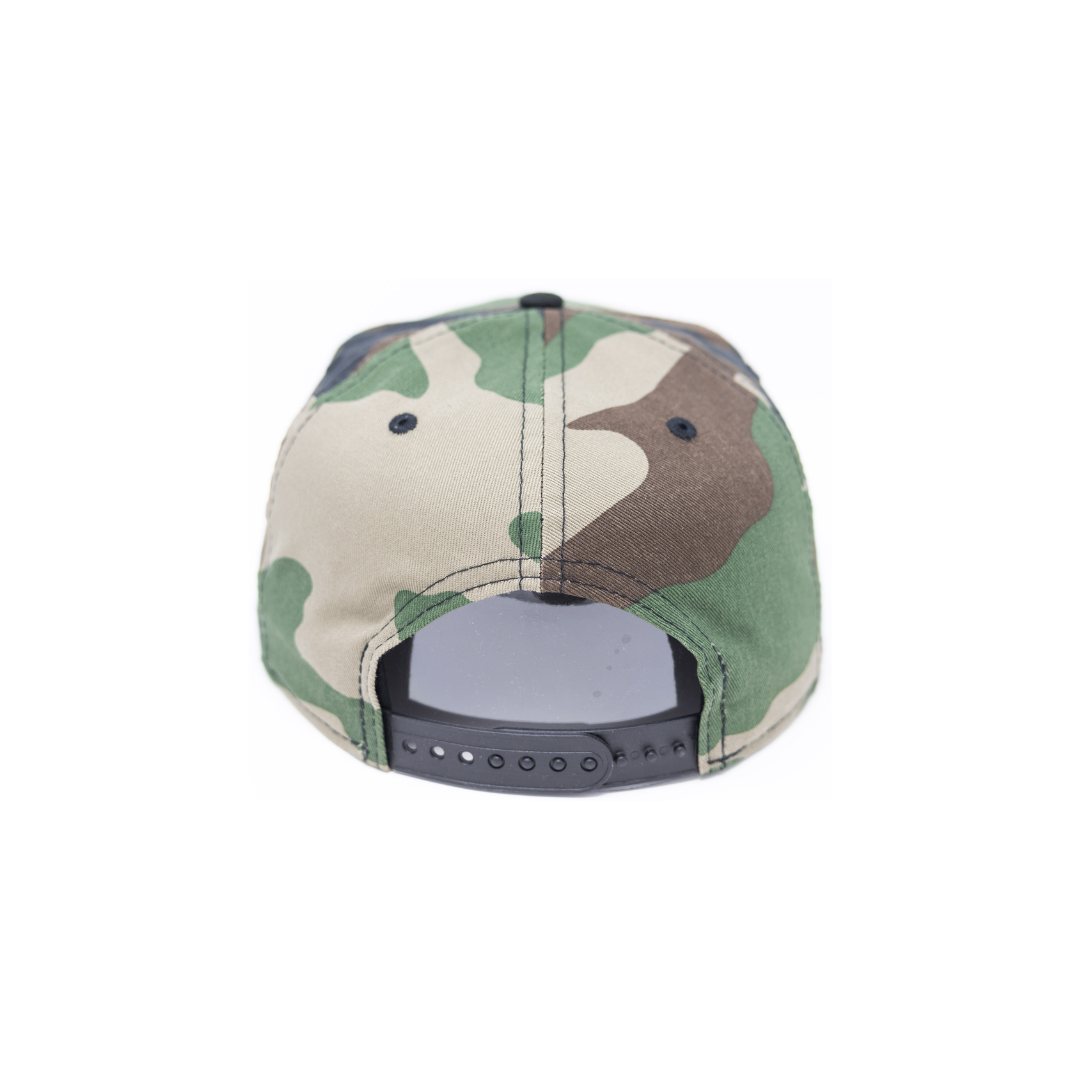 Blue '7' Camo Snapback