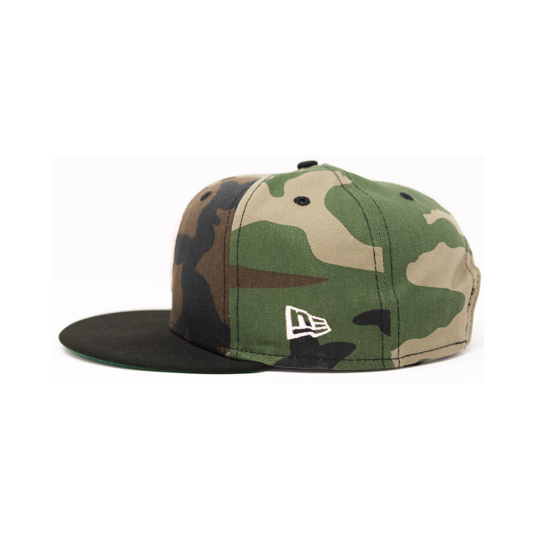 Pink '7' Camo Snapback