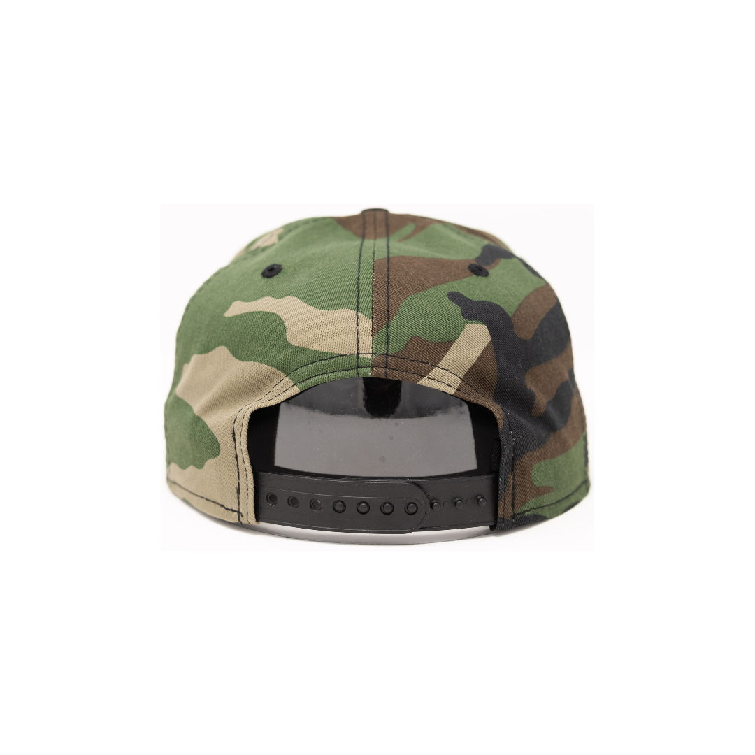 Pink '7' Camo Snapback