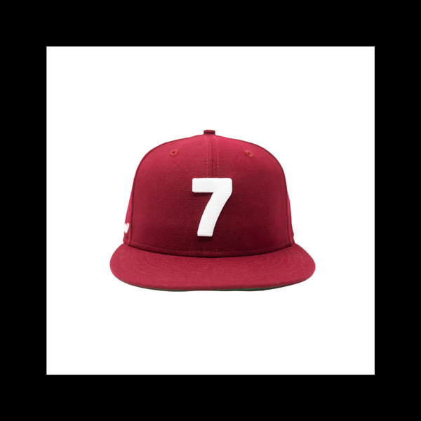 Crimson '7' Snapback - COMPOUND