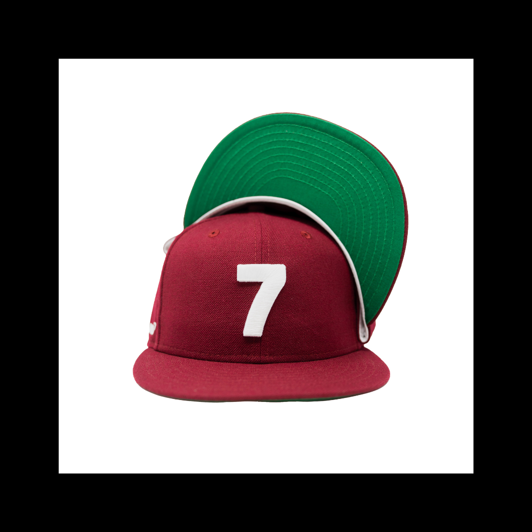 Crimson '7' Snapback