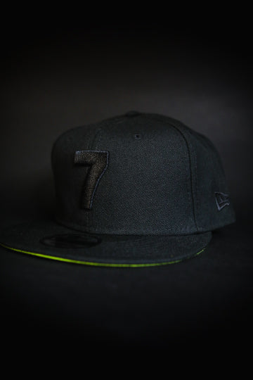 CMPD NEW ERA '7' BLACK/NEON GREEN SNAPBACK