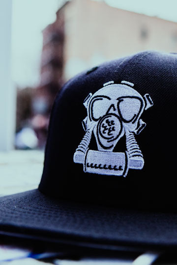 GASMASK NAVY SNAPBACK