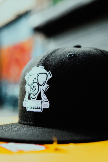 GASMASK BLACK SNAPBACK