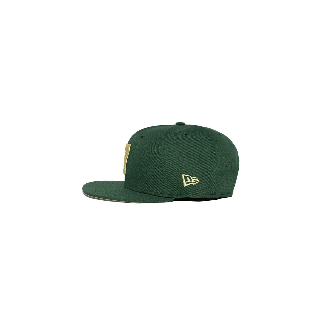 PINE GREEN '7' SNAPBACK