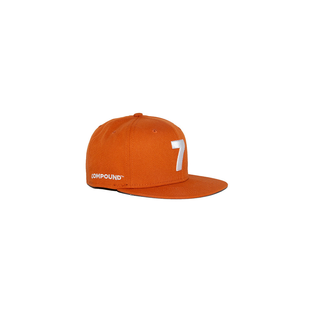 TEXAN ORANGE '7' SNAPBACK