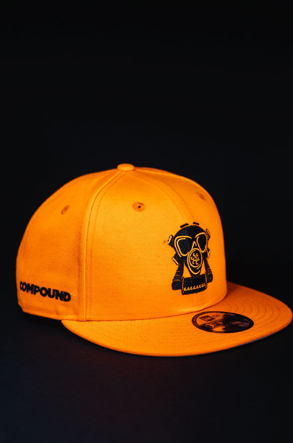 GASMASK ORANGE SNAPBACK