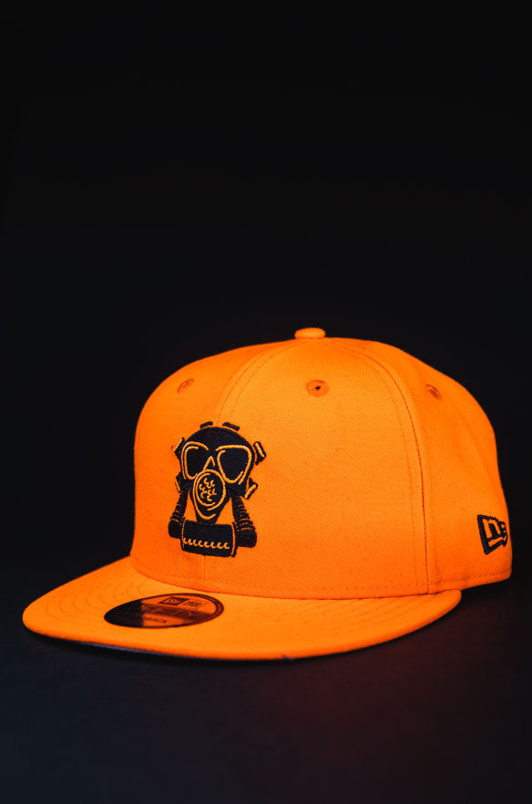 GASMASK ORANGE SNAPBACK
