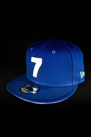 CMPD NEW ERA '7' ROYAL BLUE/PINK SNAPBACK